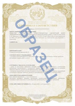 Образец Сертификат СТО 01.064.00220722.2-2020 Павлово Сертификат СТО 01.064.00220722.2-2020 